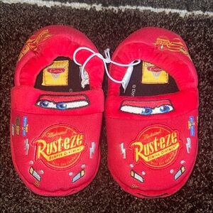 Disney Cars Red Lightning McQueen Kids Slippers